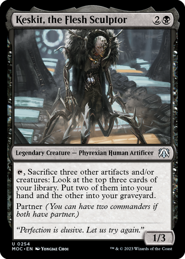 Keskit, the Flesh Sculptor [March of the Machine Commander] 