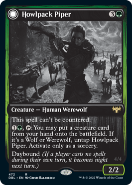 Howlpack Piper // Wildsong Howler [Innistrad: Double Feature] 