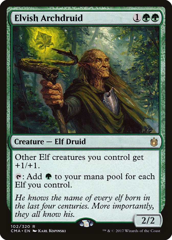 Elvish Archdruid [Order Anthology] 