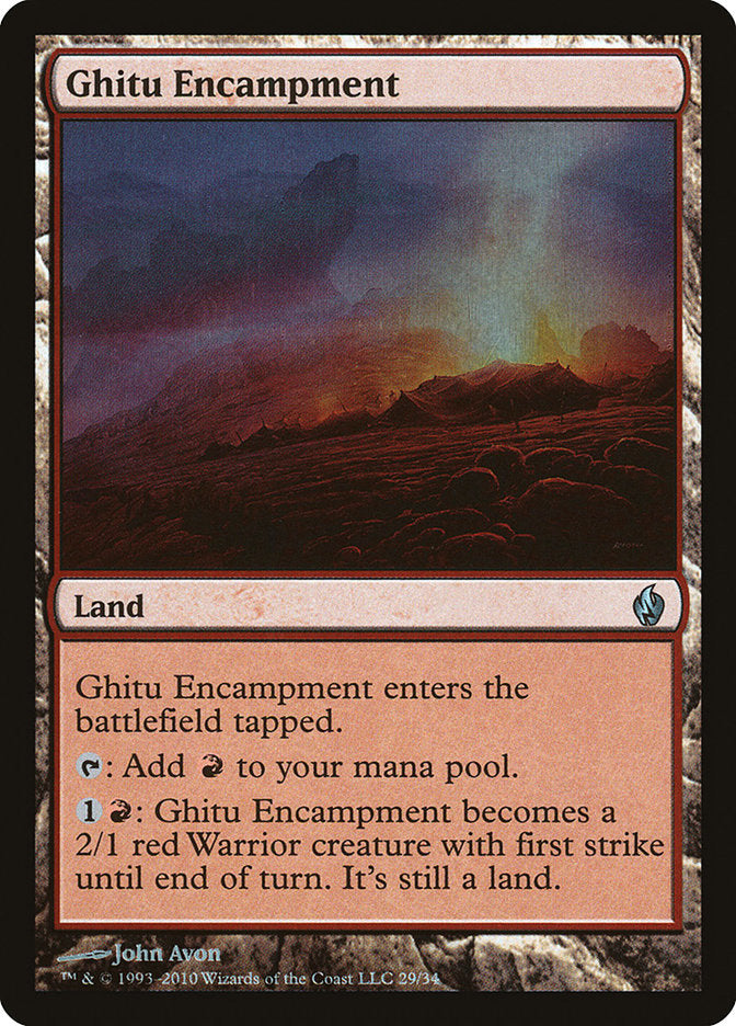 Ghitu Encampment [Premium Deck Series: Fire and Lightning] 