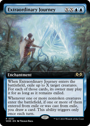 Extraordinary Journey (Extended Art) [Wilds of Eldraine] 