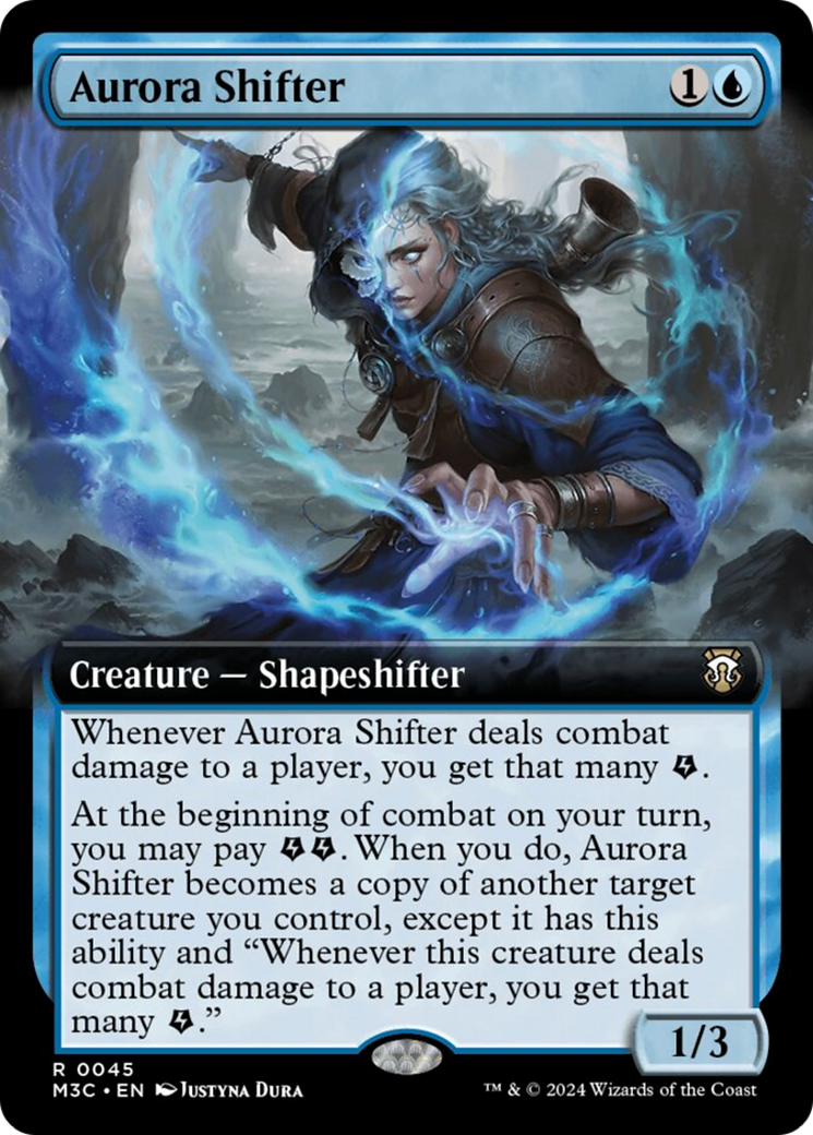 Aurora Shifter (Extended Art) (Ripple Foil) [Modern Horizons 3 Commander] 