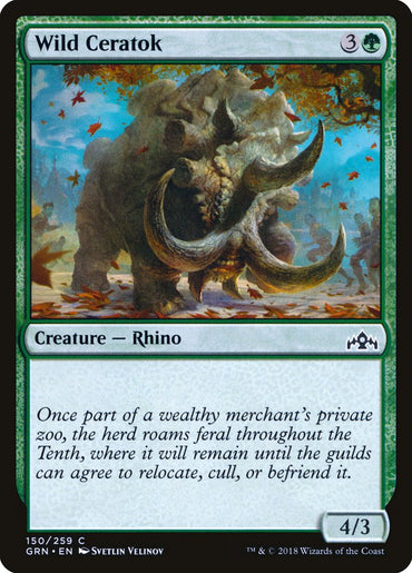 Wild Ceratok [Guilds of Ravnica]