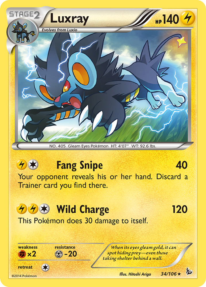 Luxray (34/106) [XY: Flashfire] 