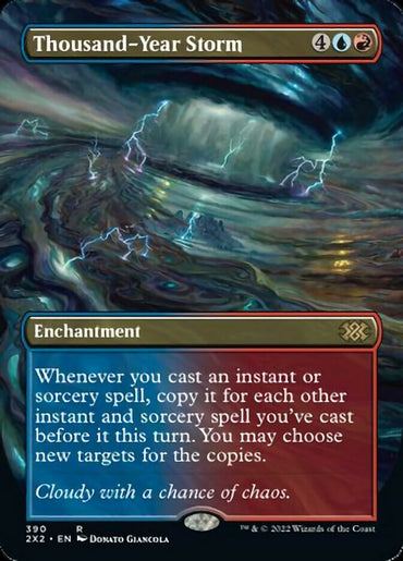 Thousand-Year Storm (Borderless Alternate Art) [Double Masters 2022]