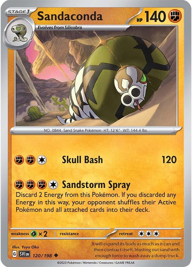 Sandaconda (120/198) [Scarlet & Violet: Base Set] 