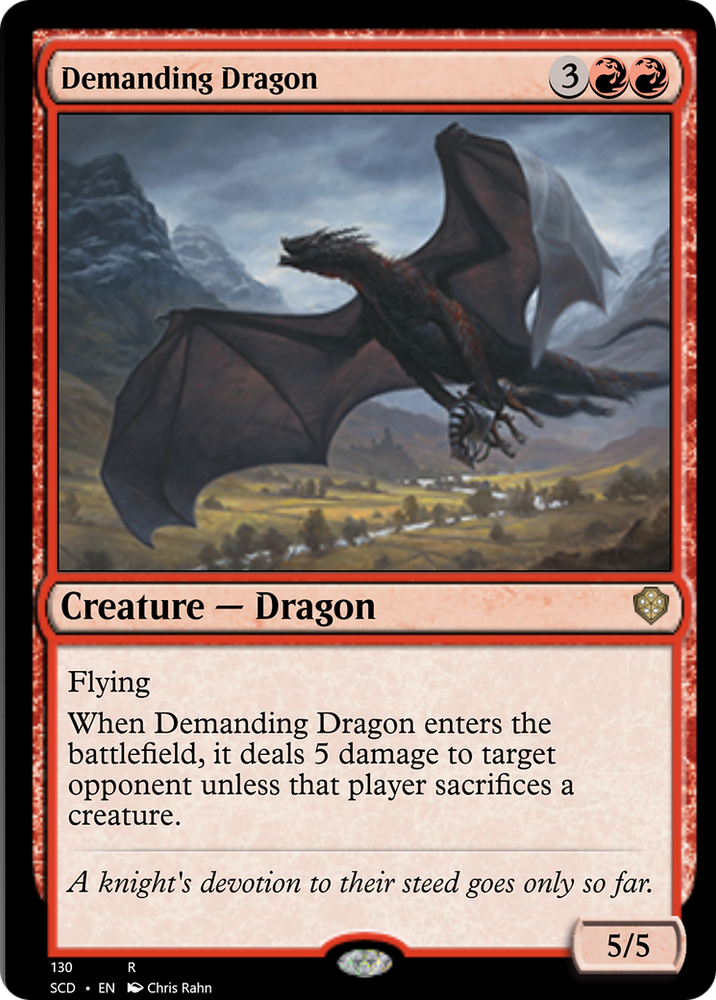 Demanding Dragon [Starter Commander Decks] 