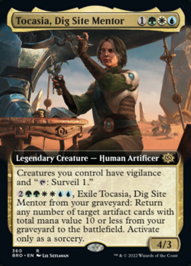 Tocasia, Dig Site Mentor (Extended Art) [The Brothers' War] 