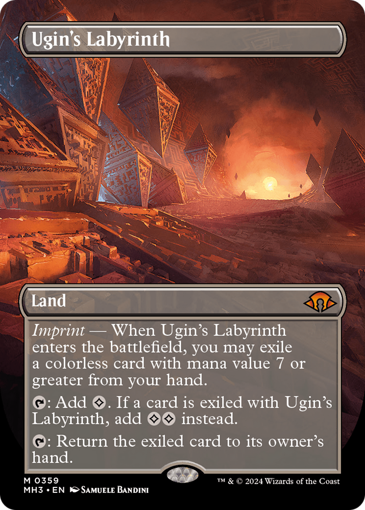 Ugin's Labyrinth (Borderless) [Modern Horizons 3] 