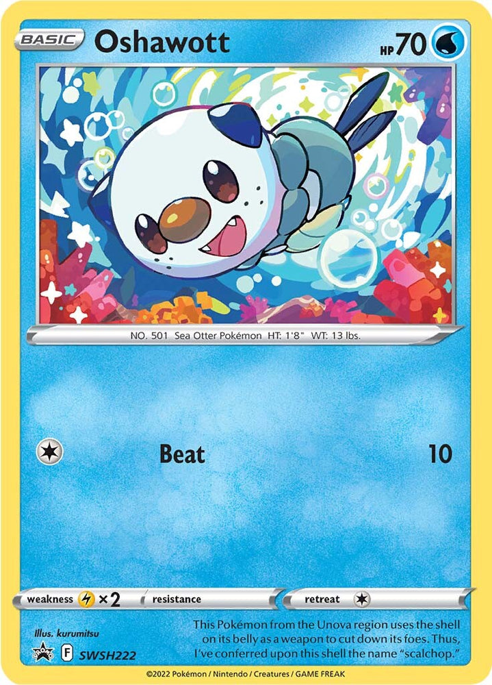 Oshawott (SWSH222) [Sword & Shield: Black Star Promos]