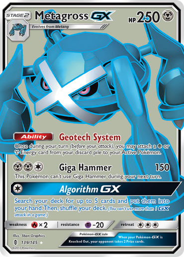 Metagross GX (139/145) [Sun &amp; Moon: Guardians Rising] 