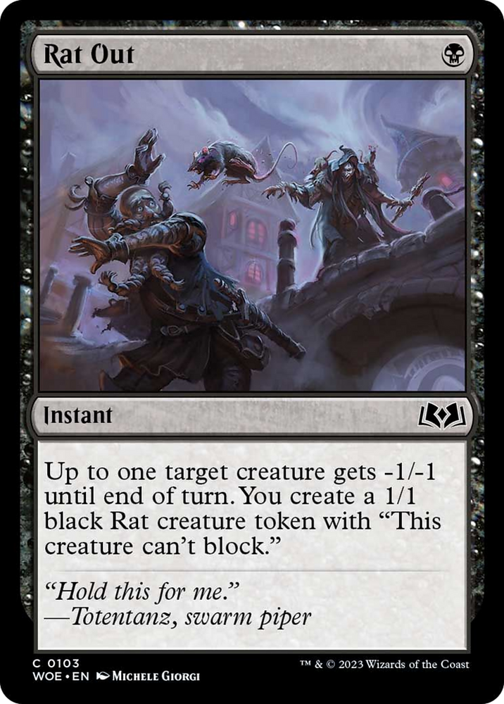 Rat Out [Wilds of Eldraine] 