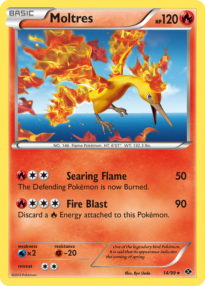 Moltres (14/99) [Black &amp; White: Next Destinies] 