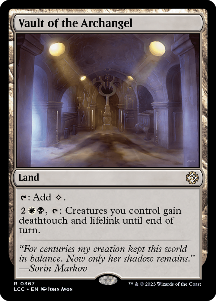 Vault of the Archangel [The Lost Caverns of Ixalan Commander] 