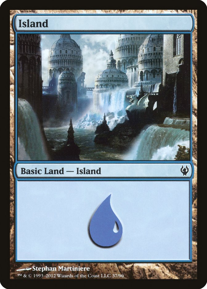 Island (37) [Duel Decks: Izzet vs. Golgari] 