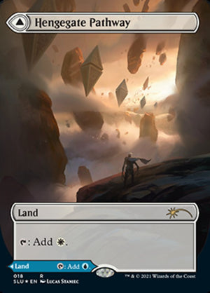 Hengegate Pathway // Mistgate Pathway (Borderless) [Secret Lair: Ultimate Edition 2] 