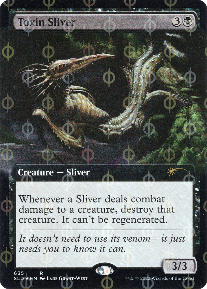 Toxin Sliver (Extended Art) (Step-and-Compleat Foil) [Secret Lair Drop Promos] 