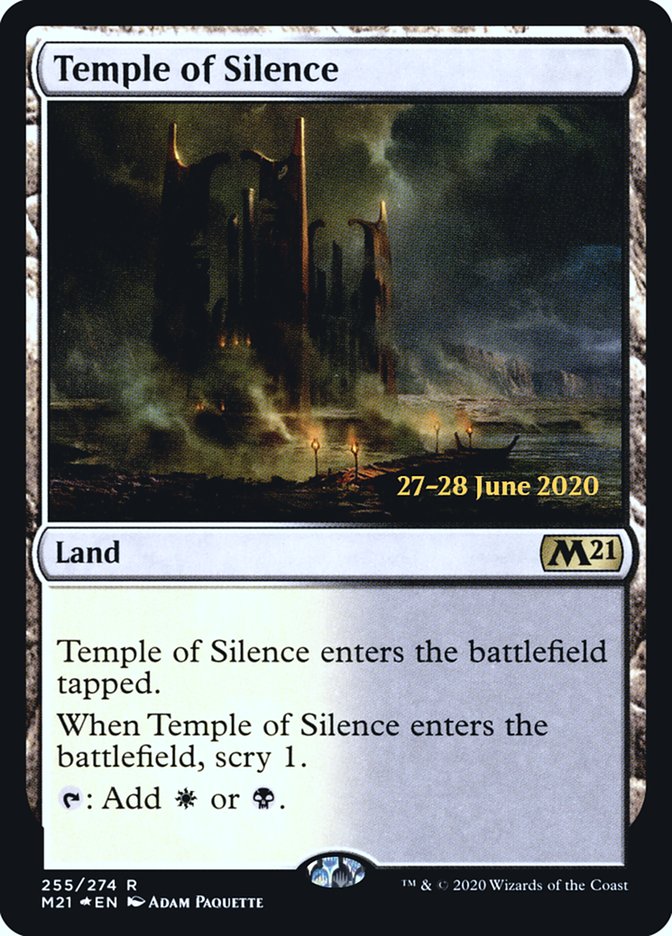 Temple of Silence [Core Set 2021 Prerelease Promos] 