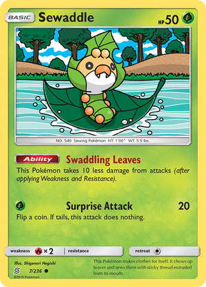 Sewaddle (7/236) [Sun &amp; Moon: Unified Minds] 