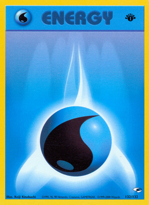 Water Energy (132/132) [Gym Heroes 1st Edition] 
