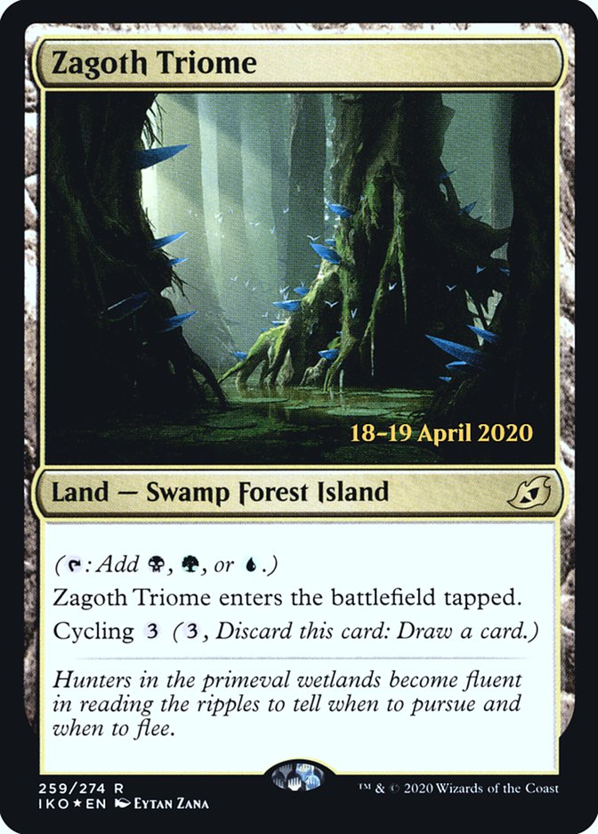 Zagoth Triome [Ikoria: Lair of Behemoths Prerelease Promos] 