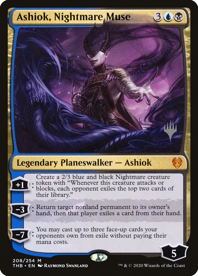 Ashiok, Nightmare Muse (Promo Pack) [Theros Beyond Death Promos] 