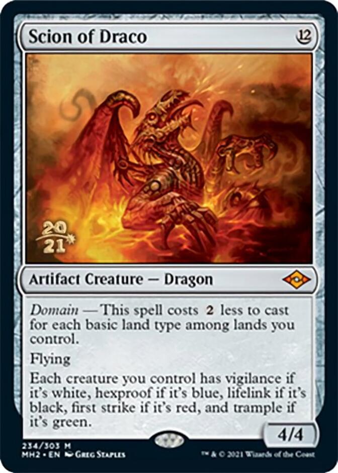 Scion of Draco [Modern Horizons 2 Prerelease Promos] 