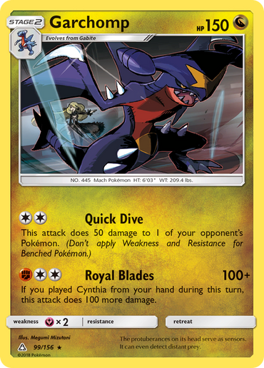 Garchomp (99/156) [Sun &amp; Moon: Ultra Prism] 