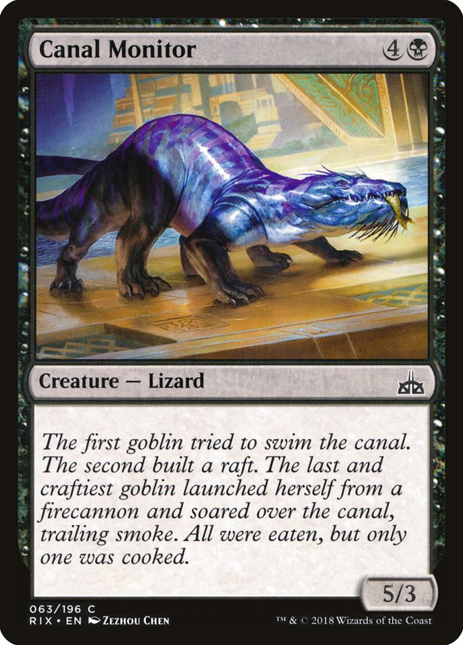 Canal Monitor [Rivals of Ixalan] 