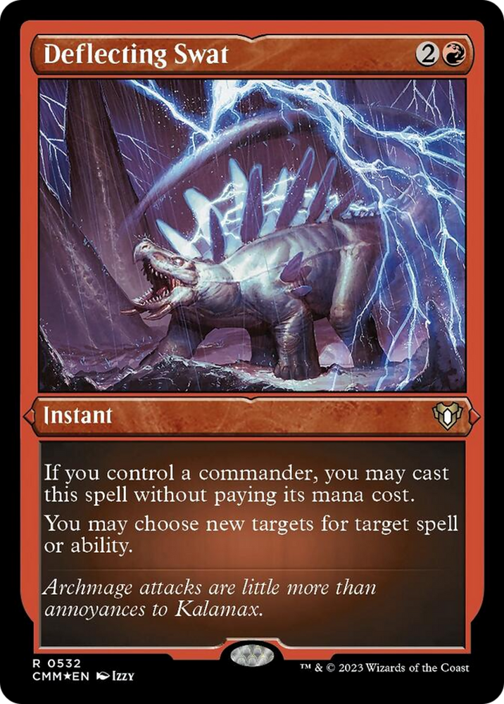 Deflecting Swat (Foil Etched) [Commander Masters] 