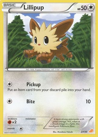 Lillipup (27/30) [Black &amp; White: Trainer Kit - Excadrill] 