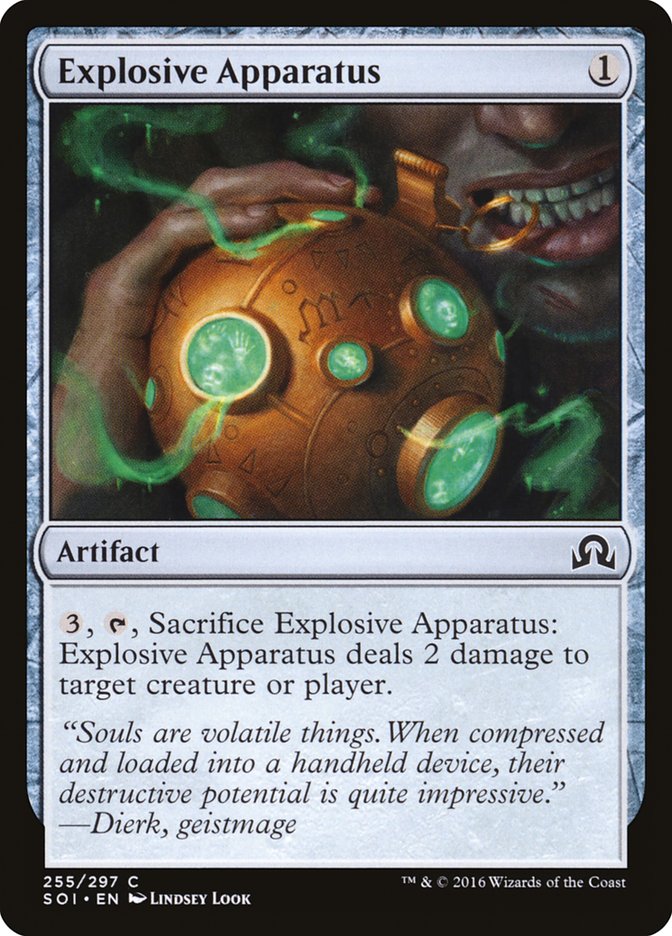 Explosive Apparatus [Shadows over Innistrad] 