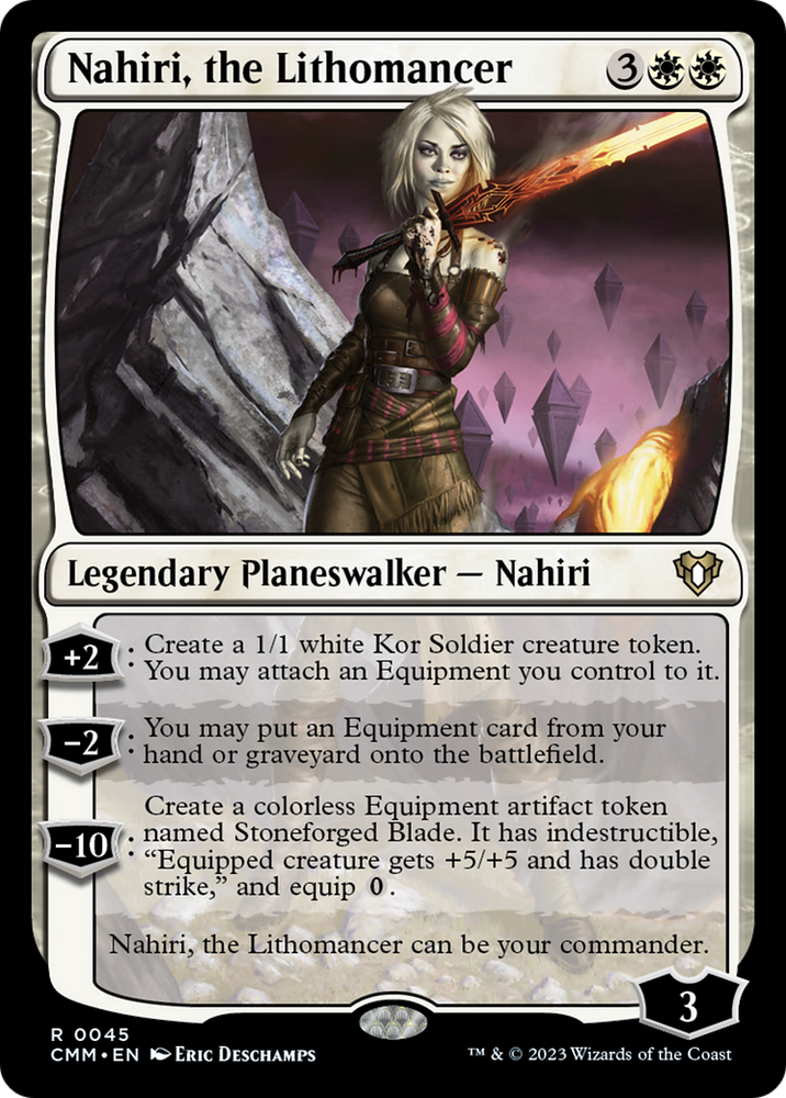 Nahiri, the Lithomancer [Commander Masters] 