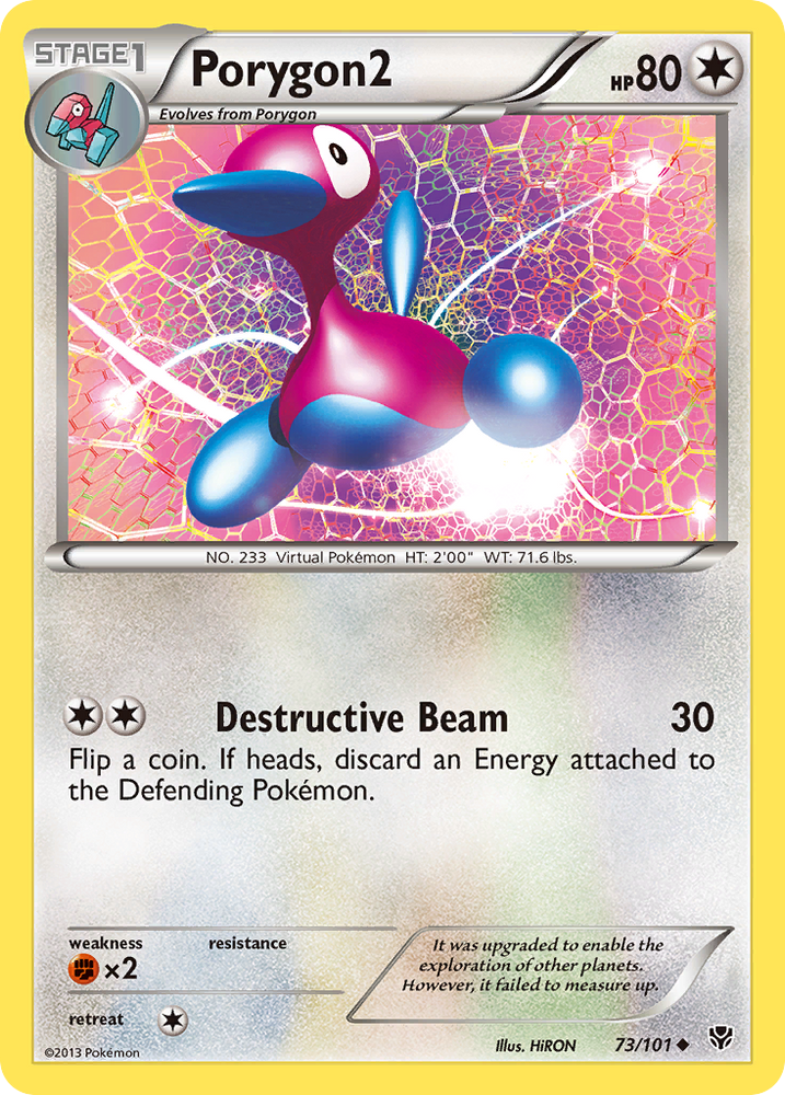 Porygon2 (73/101) [Black &amp; White: Plasma Blast] 