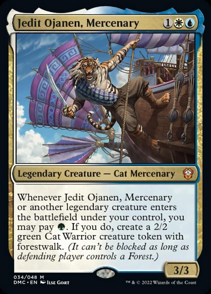 Jedit Ojanen, Mercenary [Dominaria United Commander] 
