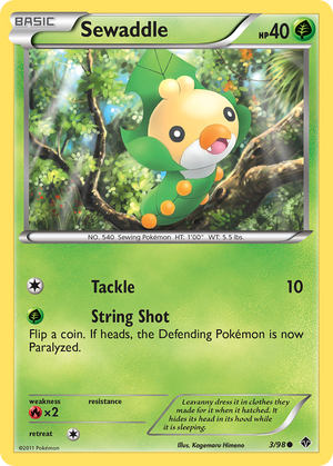 Sewaddle (3/98) [Black &amp; White: Emerging Powers] 