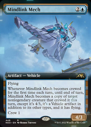 Mindlink Mech (Extended Art) [Kamigawa: Neon Dynasty] 