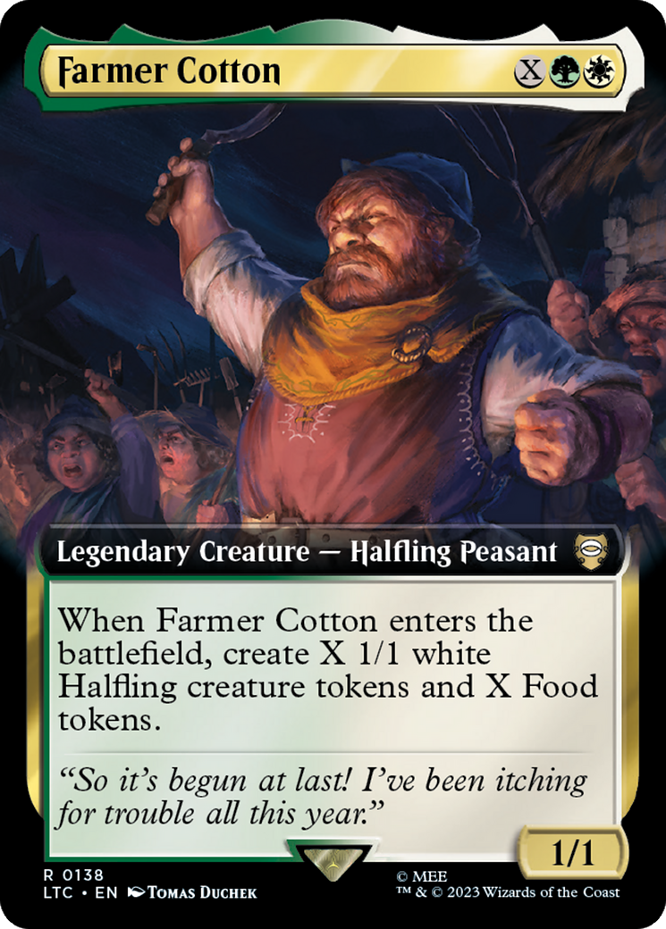 Farmer Cotton (Extended Art) [The Lord of the Rings: Tales of Middle-Earth Commander] 