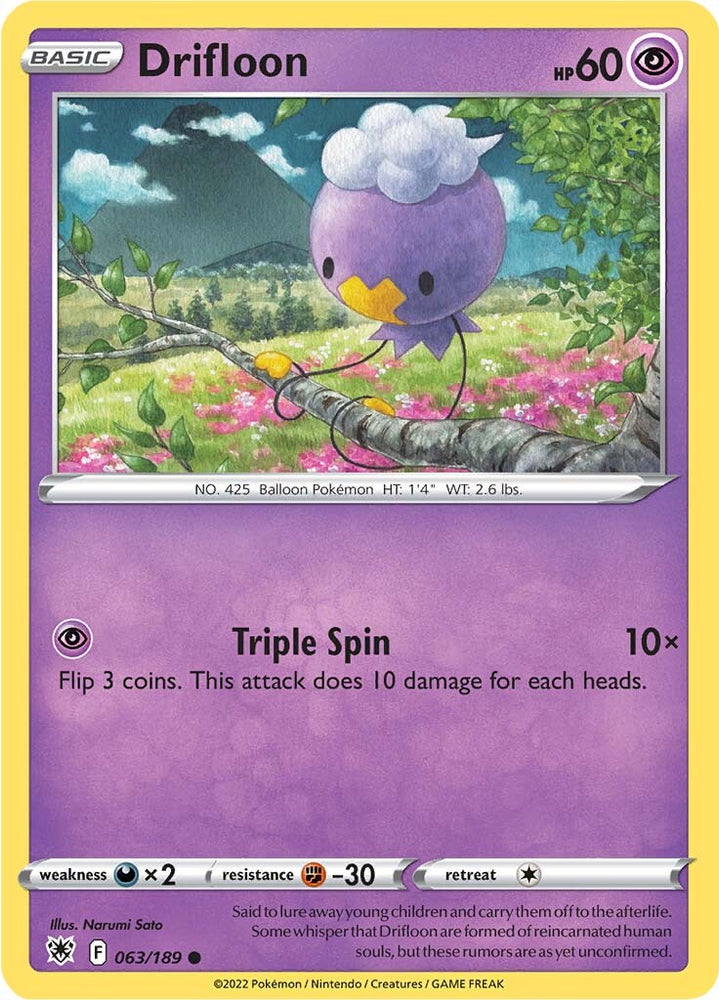 Drifloon (063/189) [Sword &amp; Shield: Astral Radiance] 