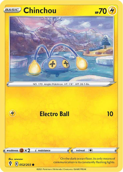 Chinchou (052/203) [Sword &amp; Shield: Evolving Skies] 