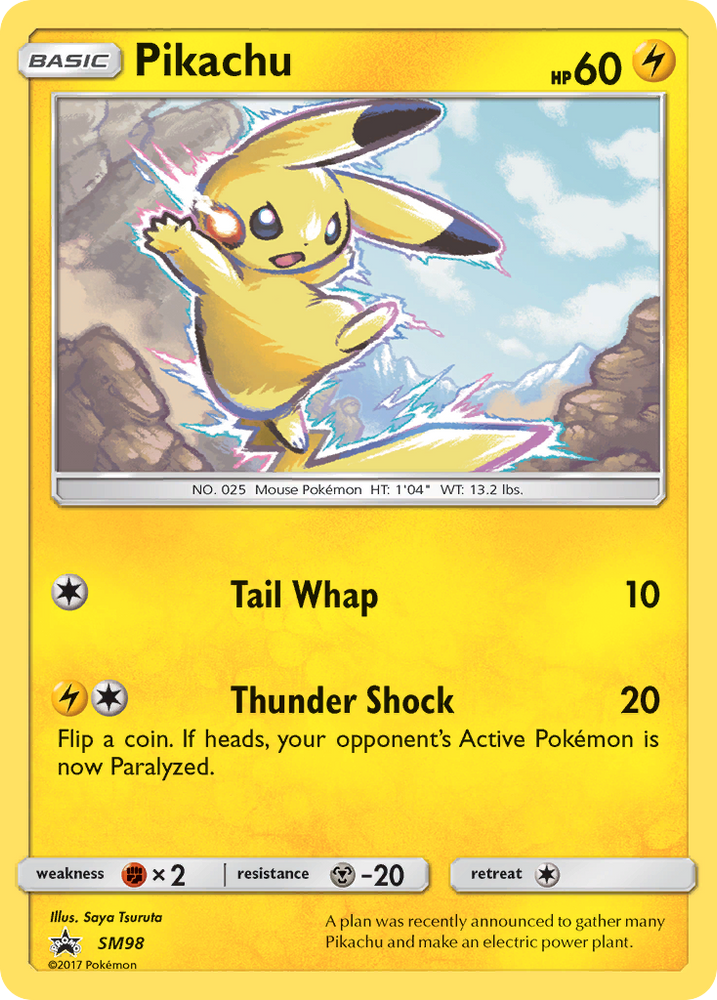 Pikachu (SM98) [Sun &amp; Moon: Black Star Promos] 