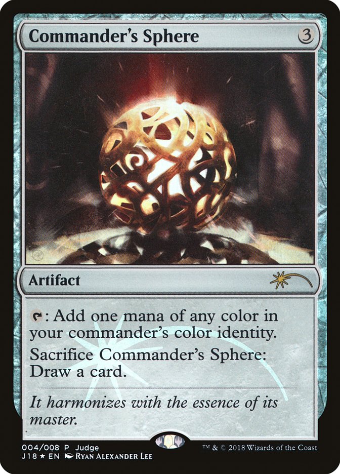Commander's Sphere [Judge Gift Cards 2018] 