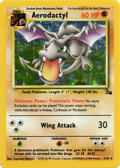 Aerodactyl (1/62) [Fossil Unlimited] 