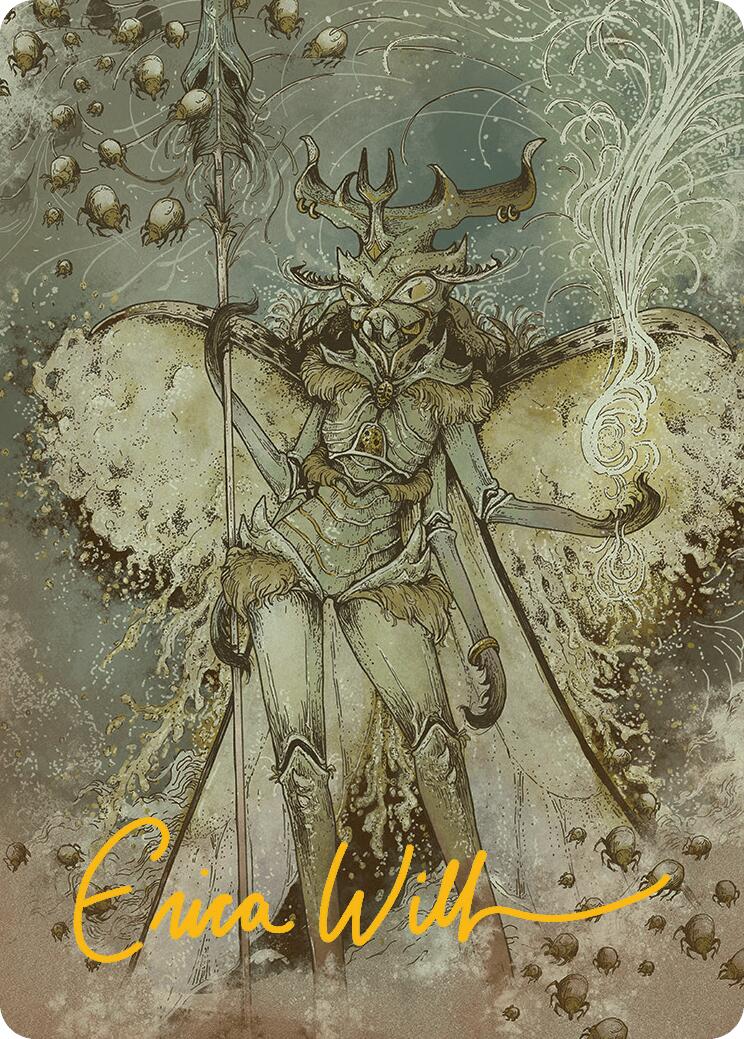 Aatchik, Emerald Radian Art Card (6/54) (Gold-Stamped Signature) [Aetherdrift Art Series]