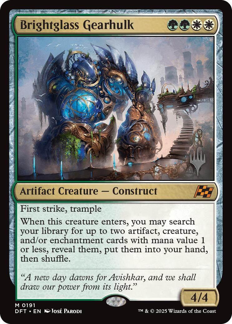 Brightglass Gearhulk [Aetherdrift Promos]