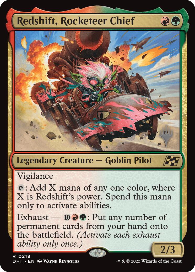 Redshift, Rocketeer Chief [Aetherdrift Promos]