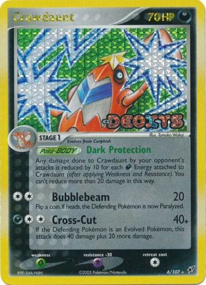 Crawdaunt (6/107) (Stamped) [EX: Deoxys] 