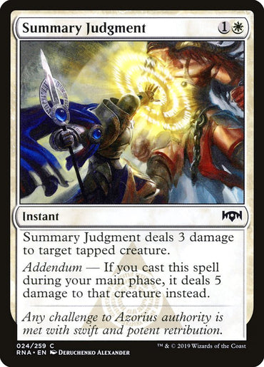 Summary Judgment [Ravnica Allegiance] 