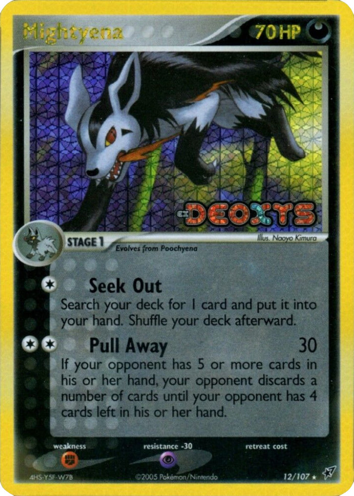 Mightyena (12/107) (Stamped) [EX: Deoxys] 