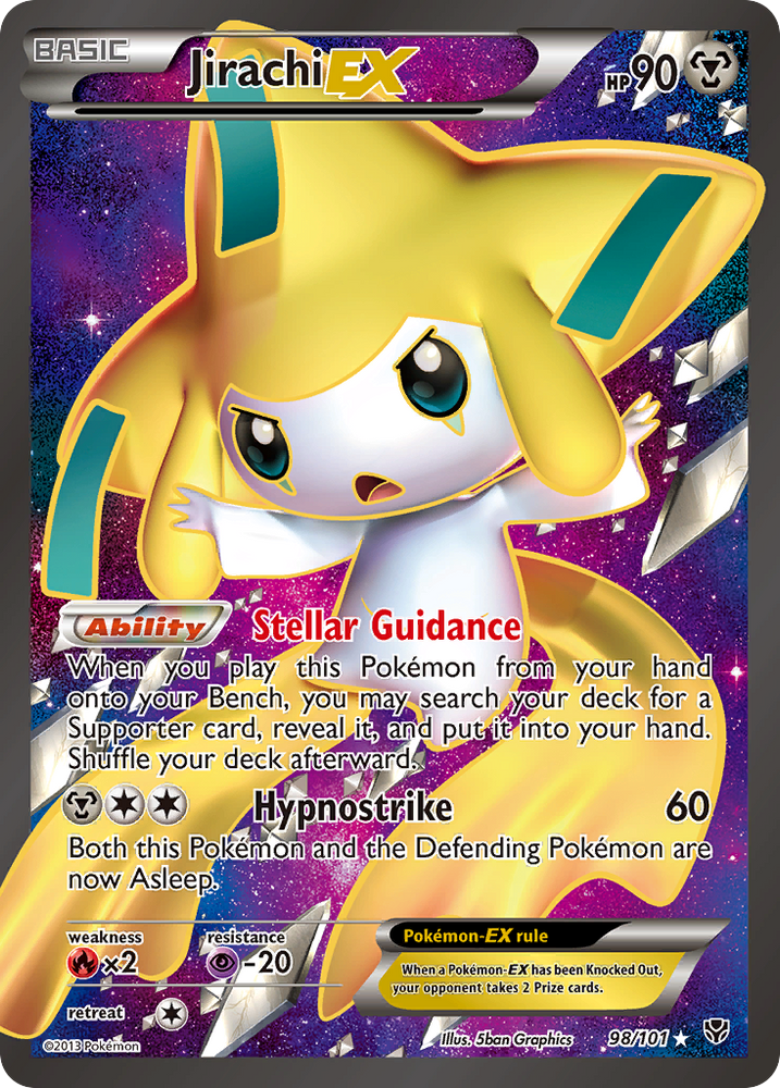 Jirachi EX (98/101) [Black &amp; White: Plasma Blast] 